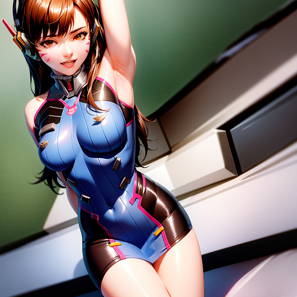 4286965086-3403395643-masterpiece, best quality,1girl, solo, d.va (overwatch), brown hair, breasts, long hair, brown eyes, bodysuit, whisker markings,.png